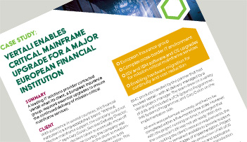 Mission-critical software upgrades/hardware migration for European insurer